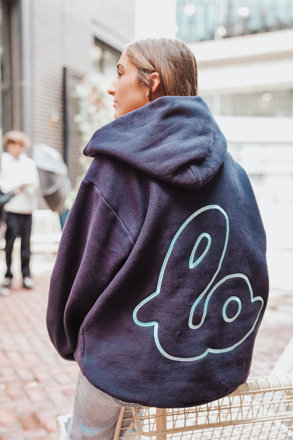 NavyHoodie Spring Lo Hoodie